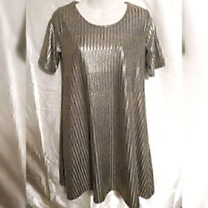 Espresso Metallic Silver  Y2
Short Mini Dress S